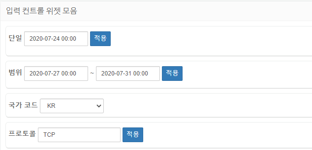 Add Input Control Widget to Dashboard