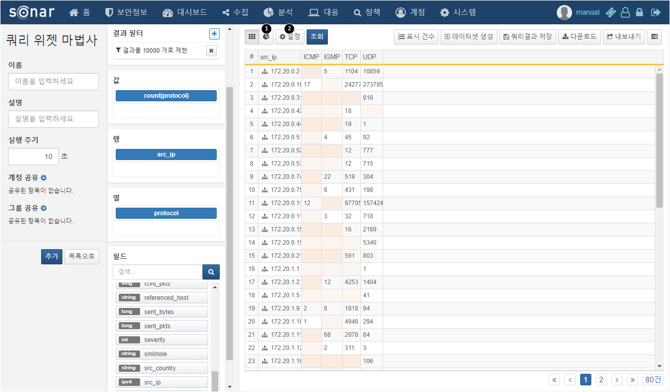 Data Retrieval for Widget Creation