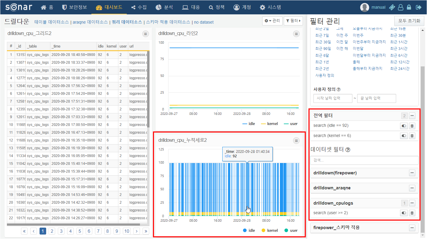 Filter Application in Widget Events