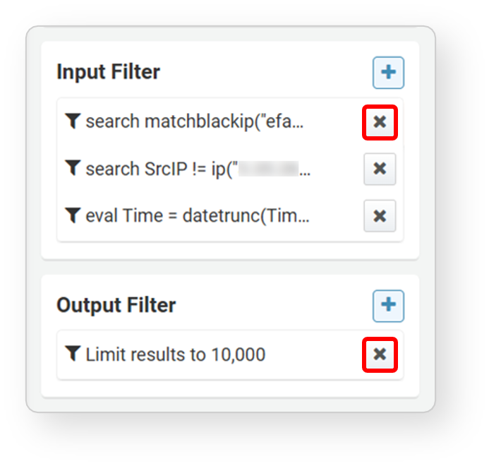Removing Filters