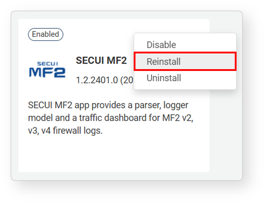 App Reinstallation