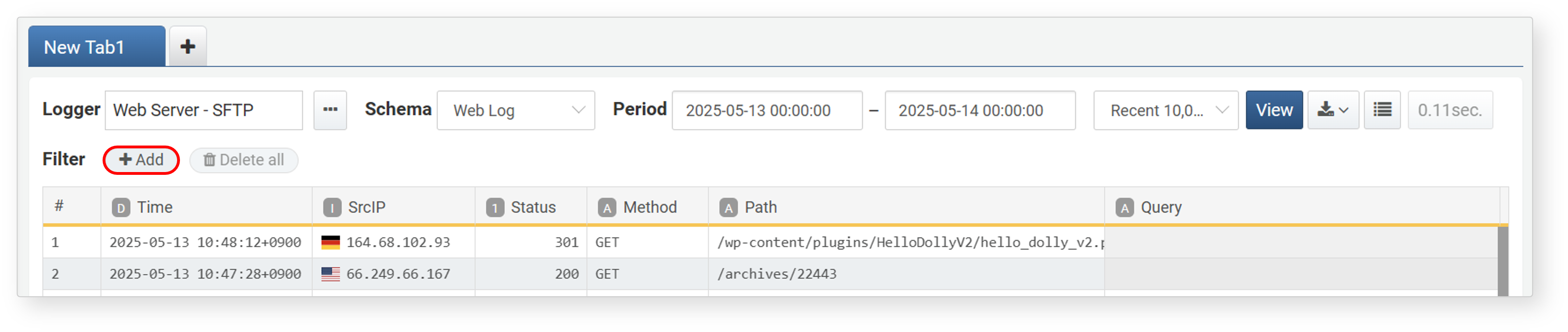 Log Filter