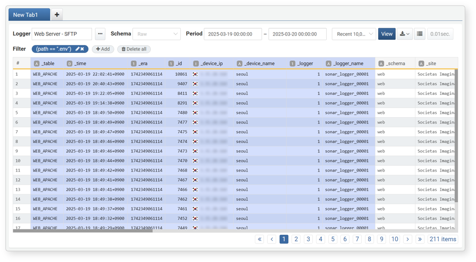 Select Fields to Hide