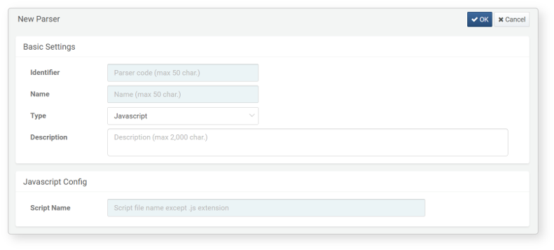 JavaScript parser