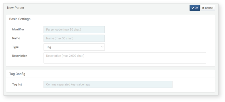 Tag parser