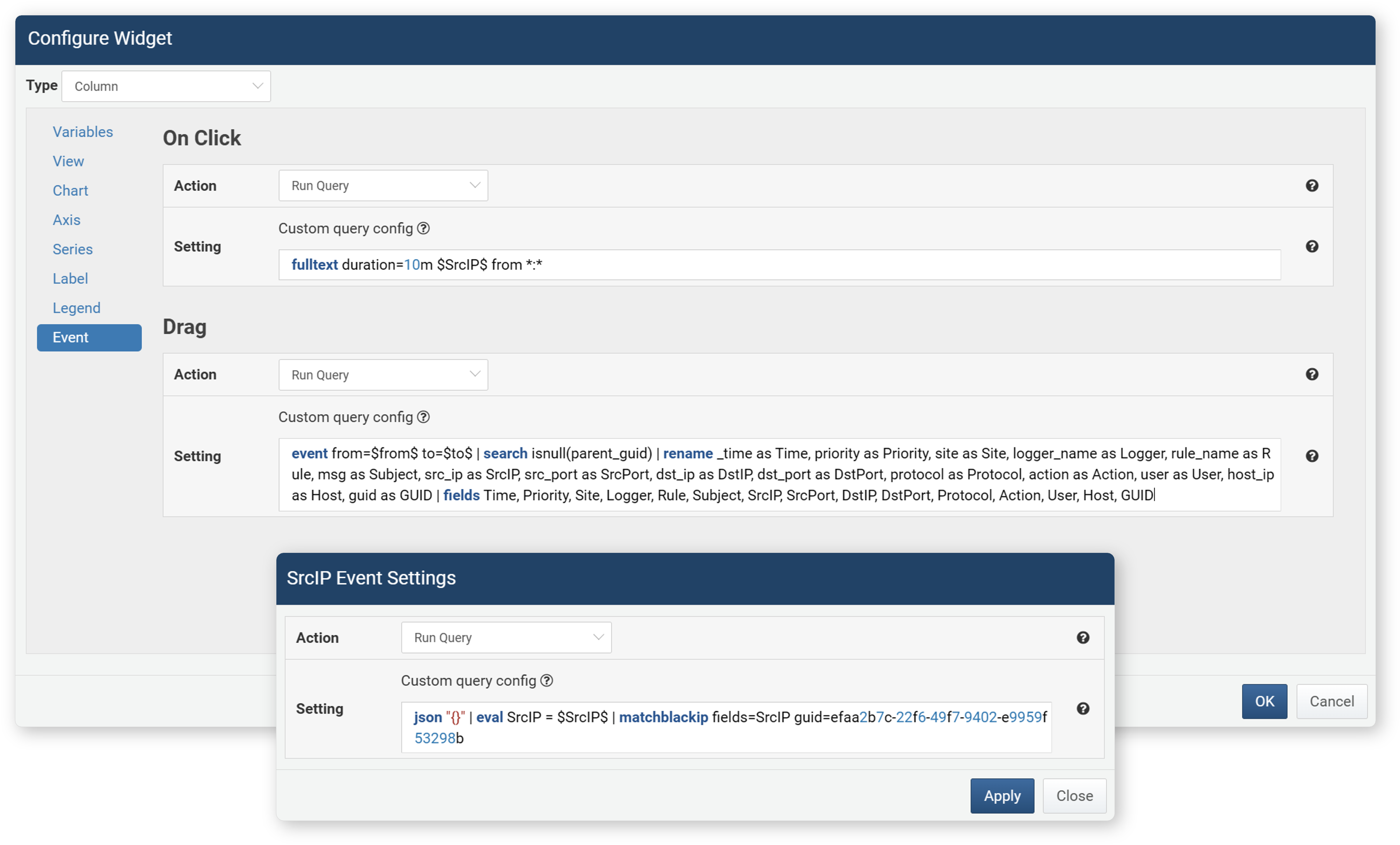 Query Execute Event