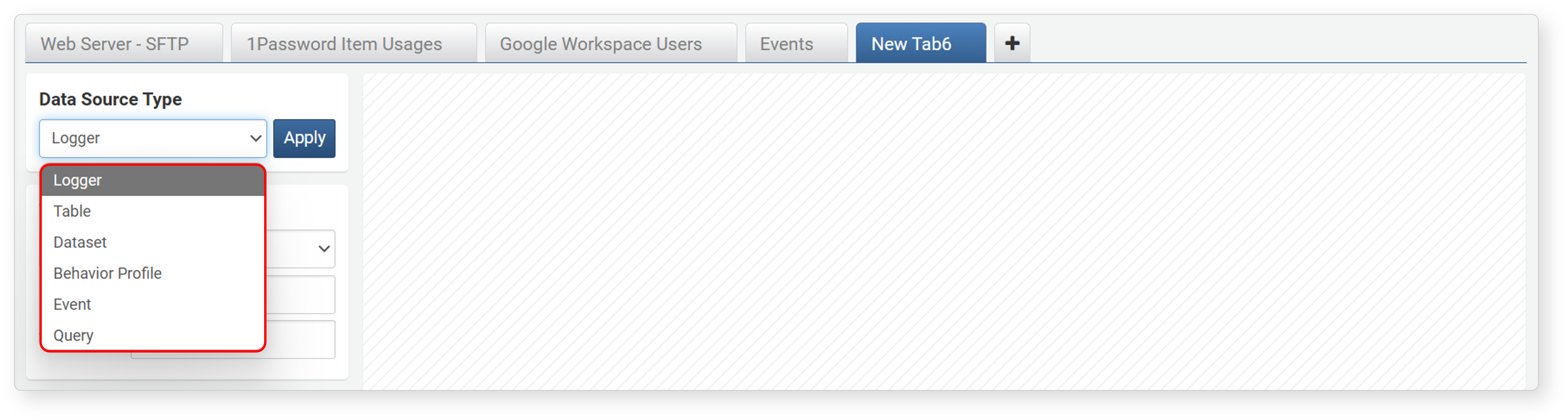 Select Data Type