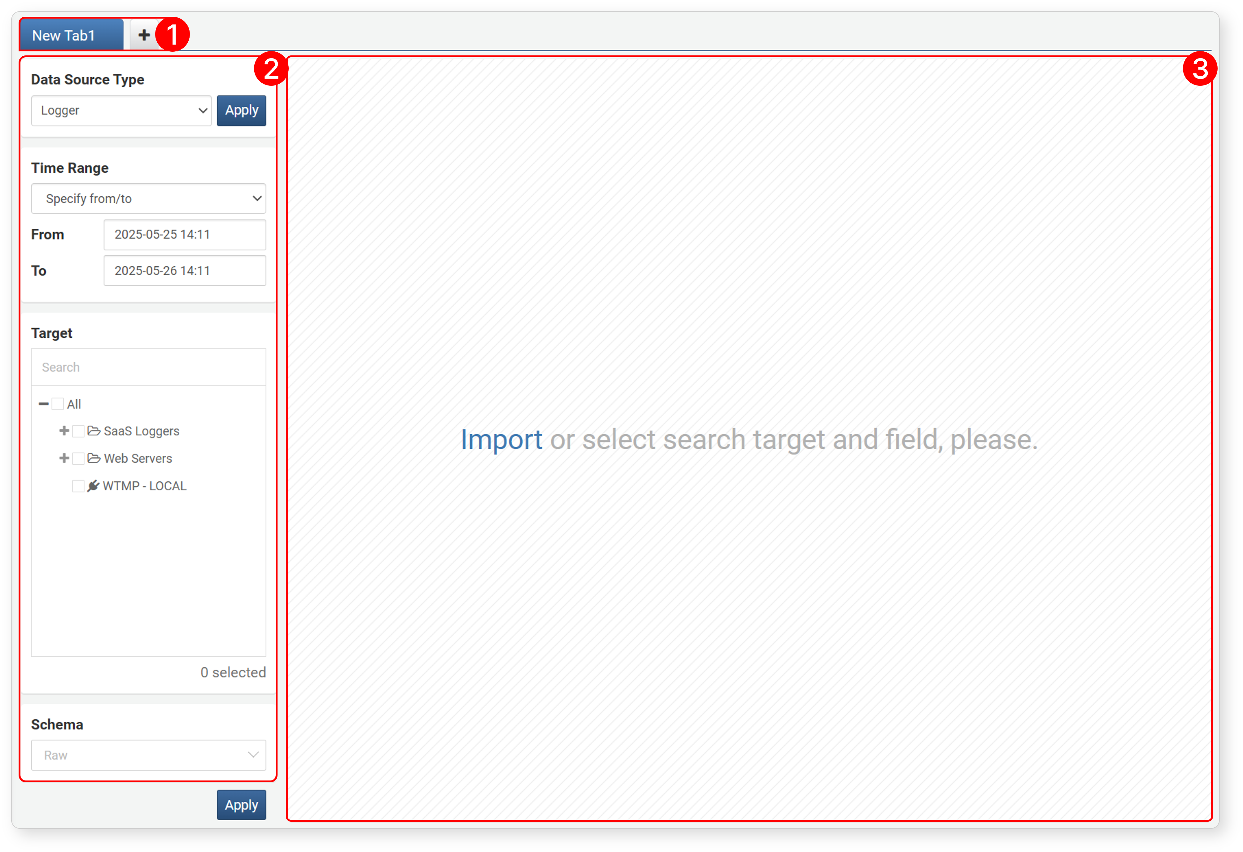 Initial Pivot Screen