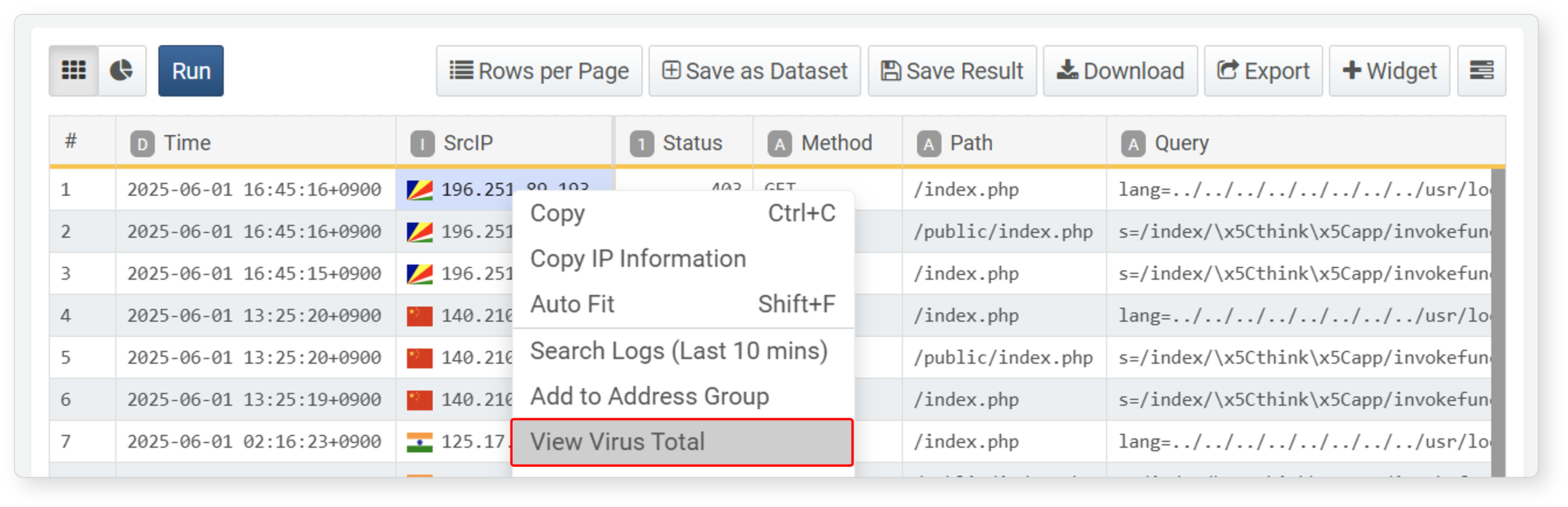 VirusTotal Lookup