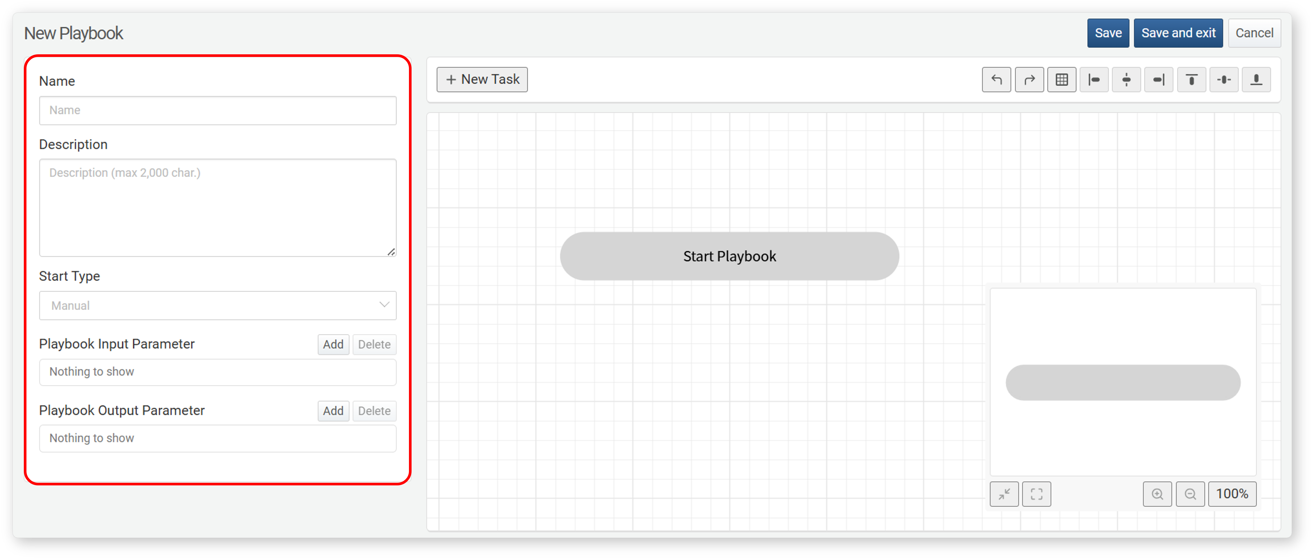 Edit playbook properties