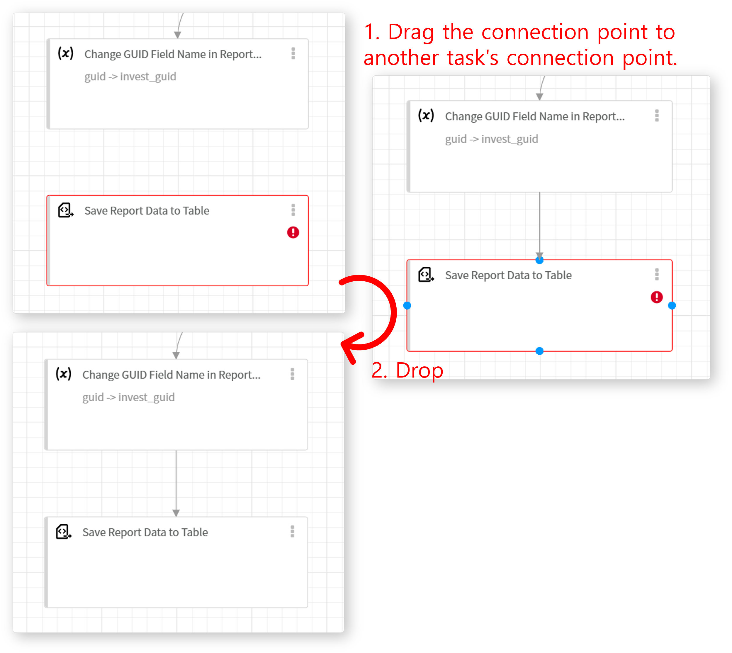 Link tasks