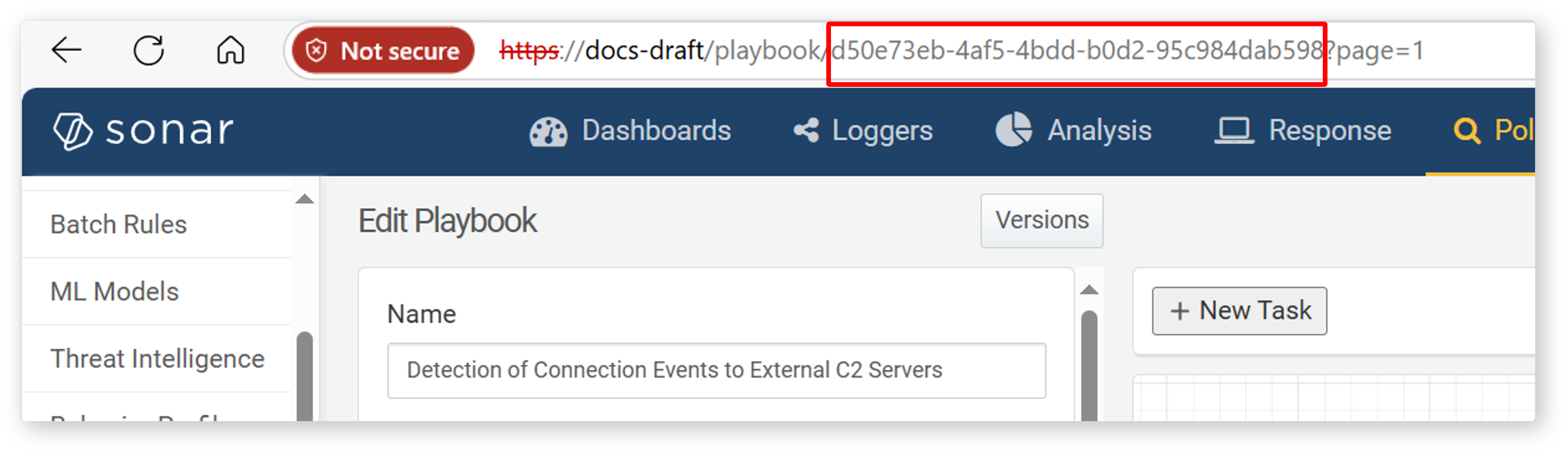Identifying Playbook GUID in URL