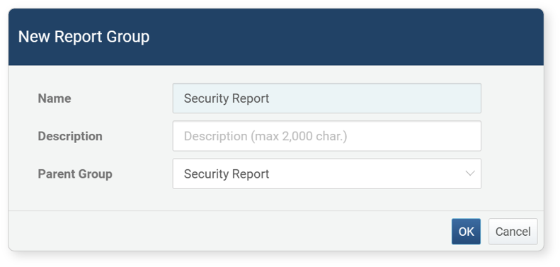 Add Report Group