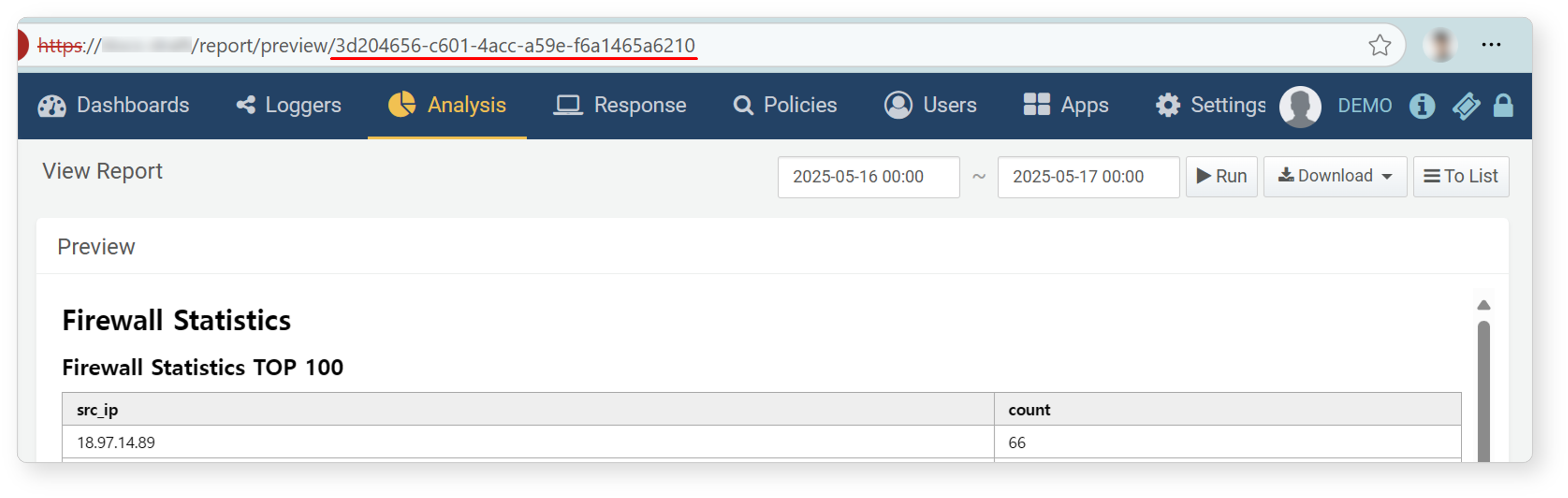 Check Report Template GUID