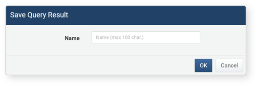 Save Query Results