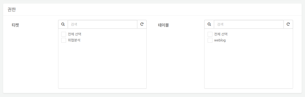 Account Permission Settings