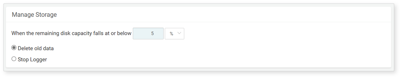 Add Node - Storage Management Settings