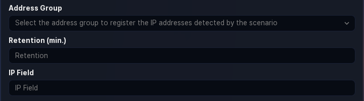 Stream rule blocking settings