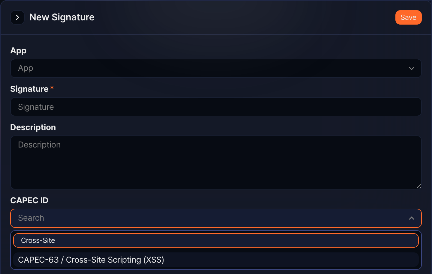 Searching for a CAPEC ID