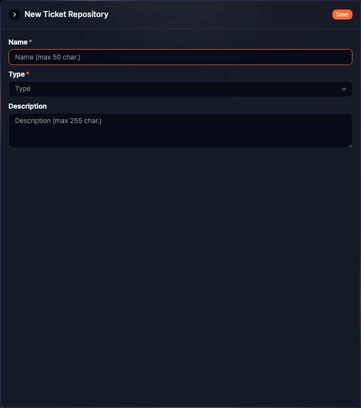 Add ticket repository