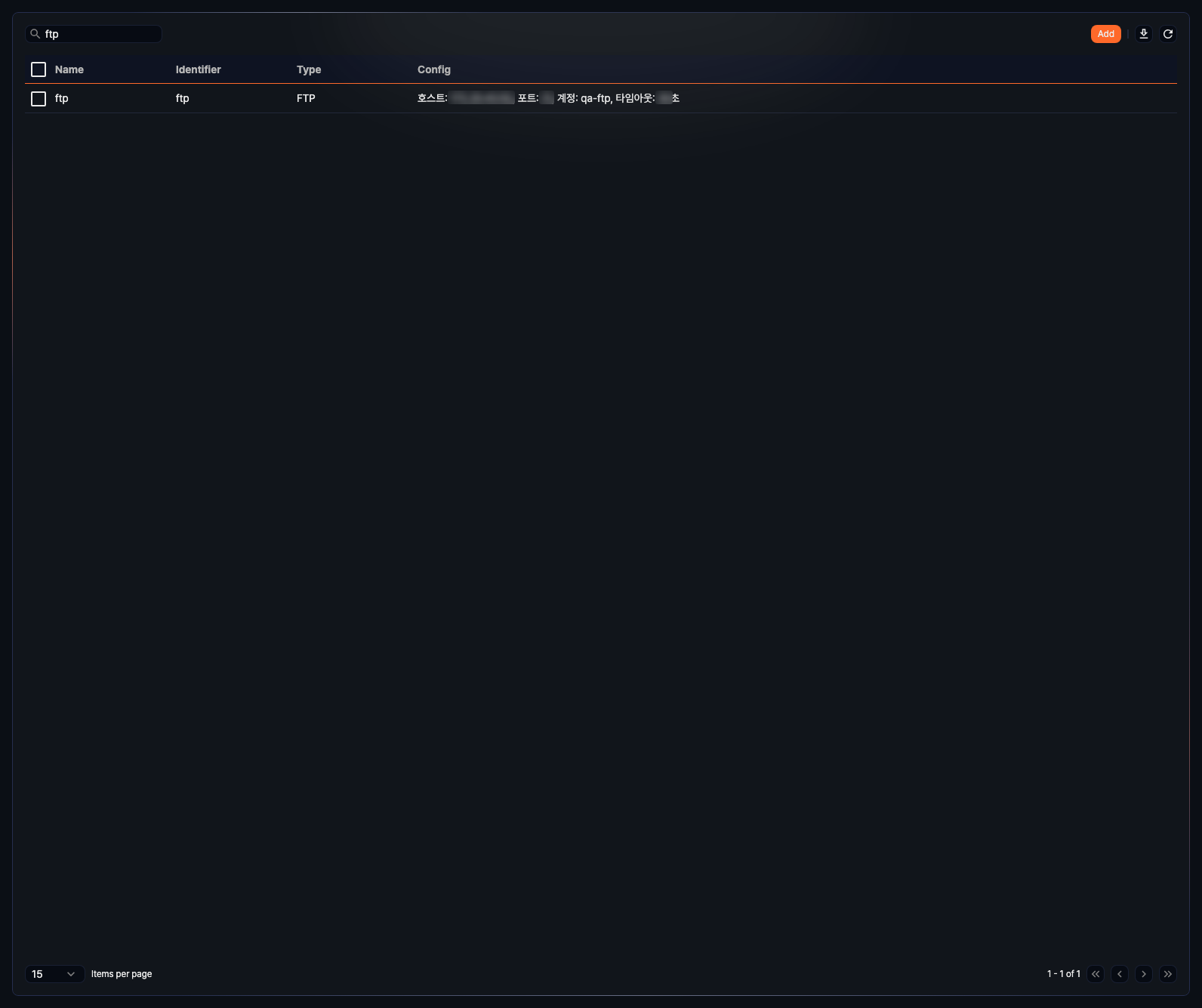 'Endpoint' Connect Profile Search Result