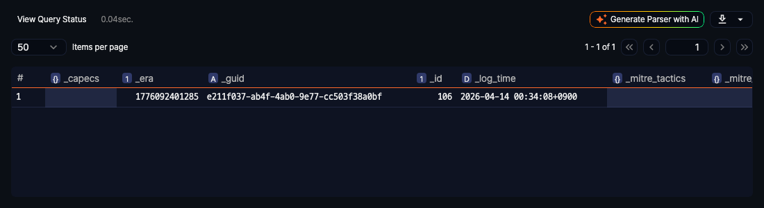 Original event window