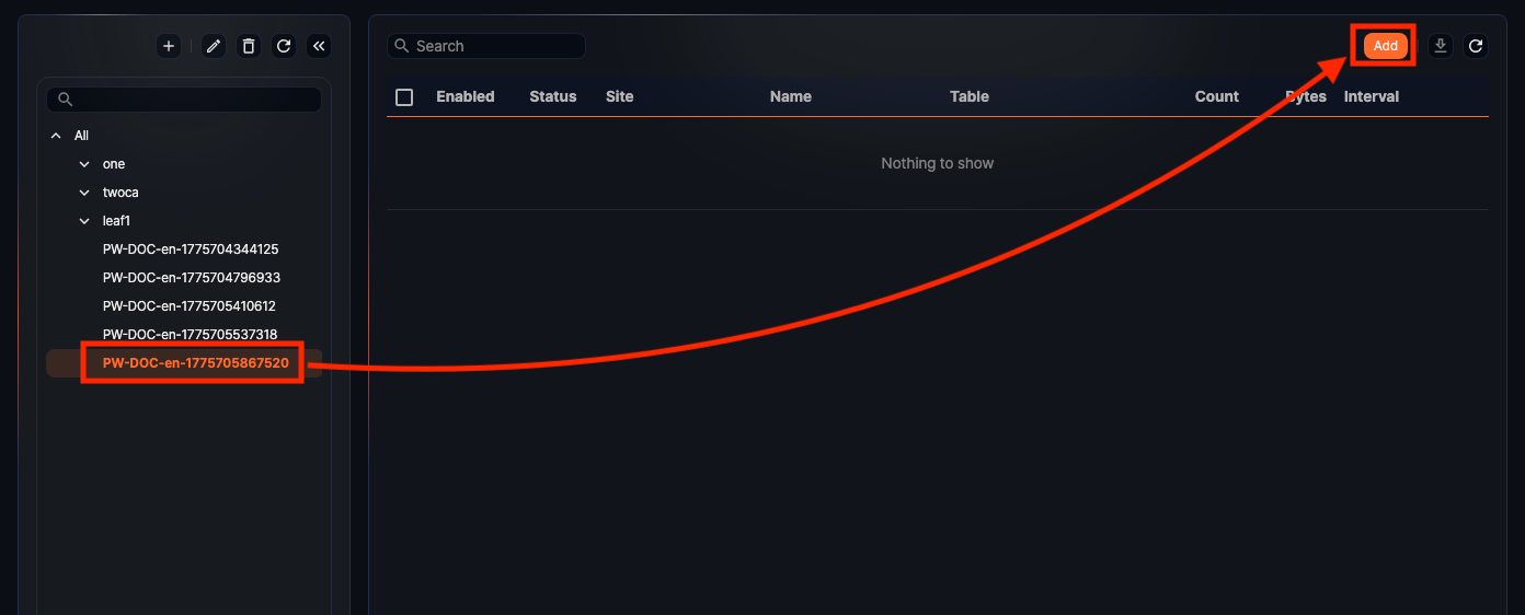 Create logger - Add button
