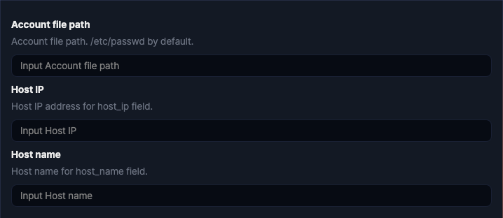 Logger settings - Linux Account Event Detection