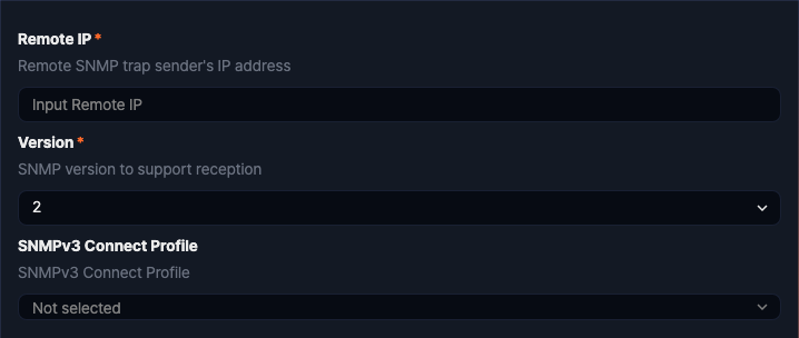 Logger settings - SNMP Trap Receiver
