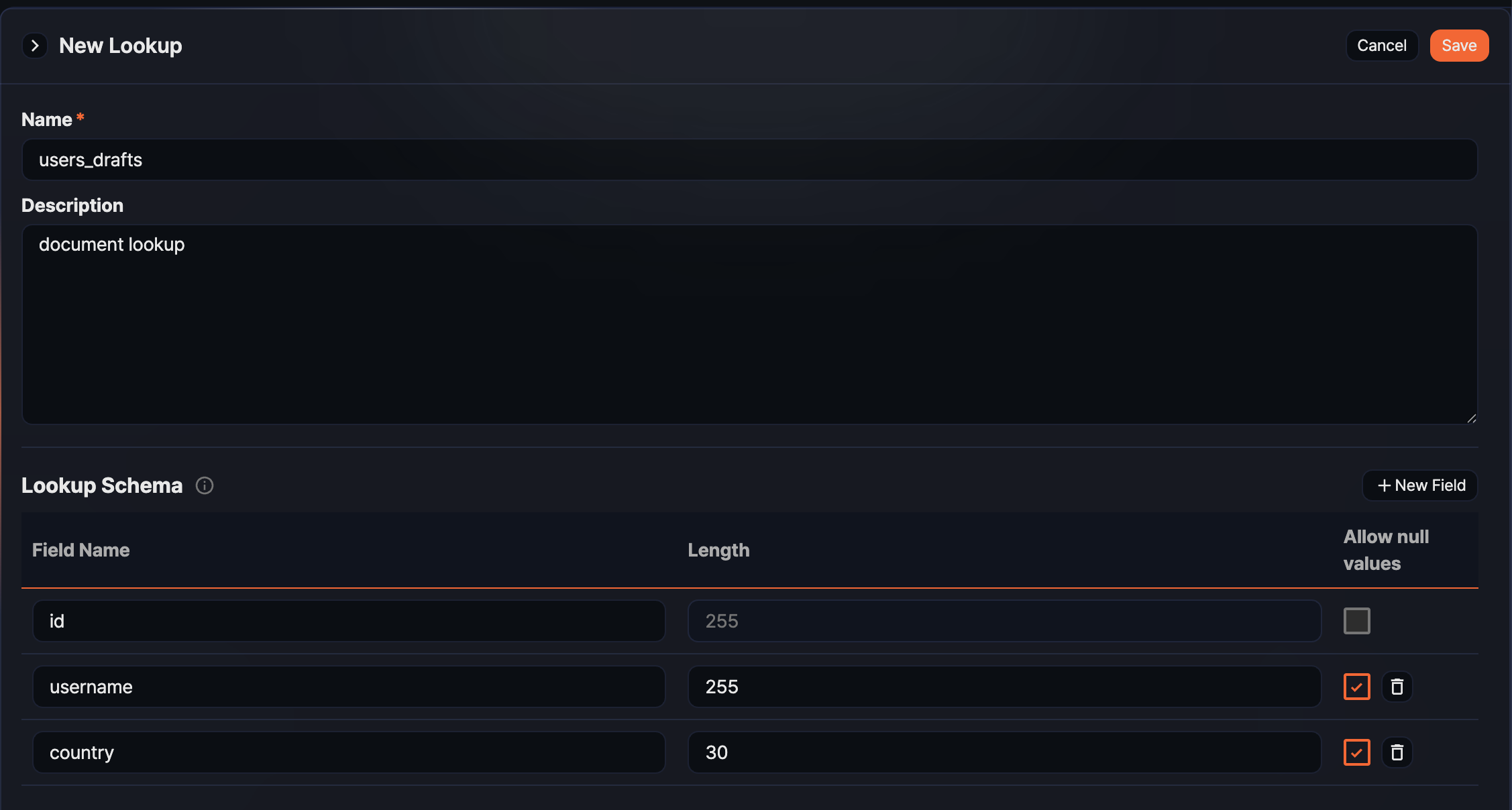 Lookup basic properties