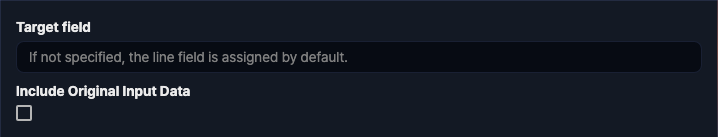 JSON parser settings