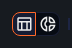 Grid and chart toggle buttons