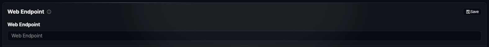 Push Template - Web Access Address