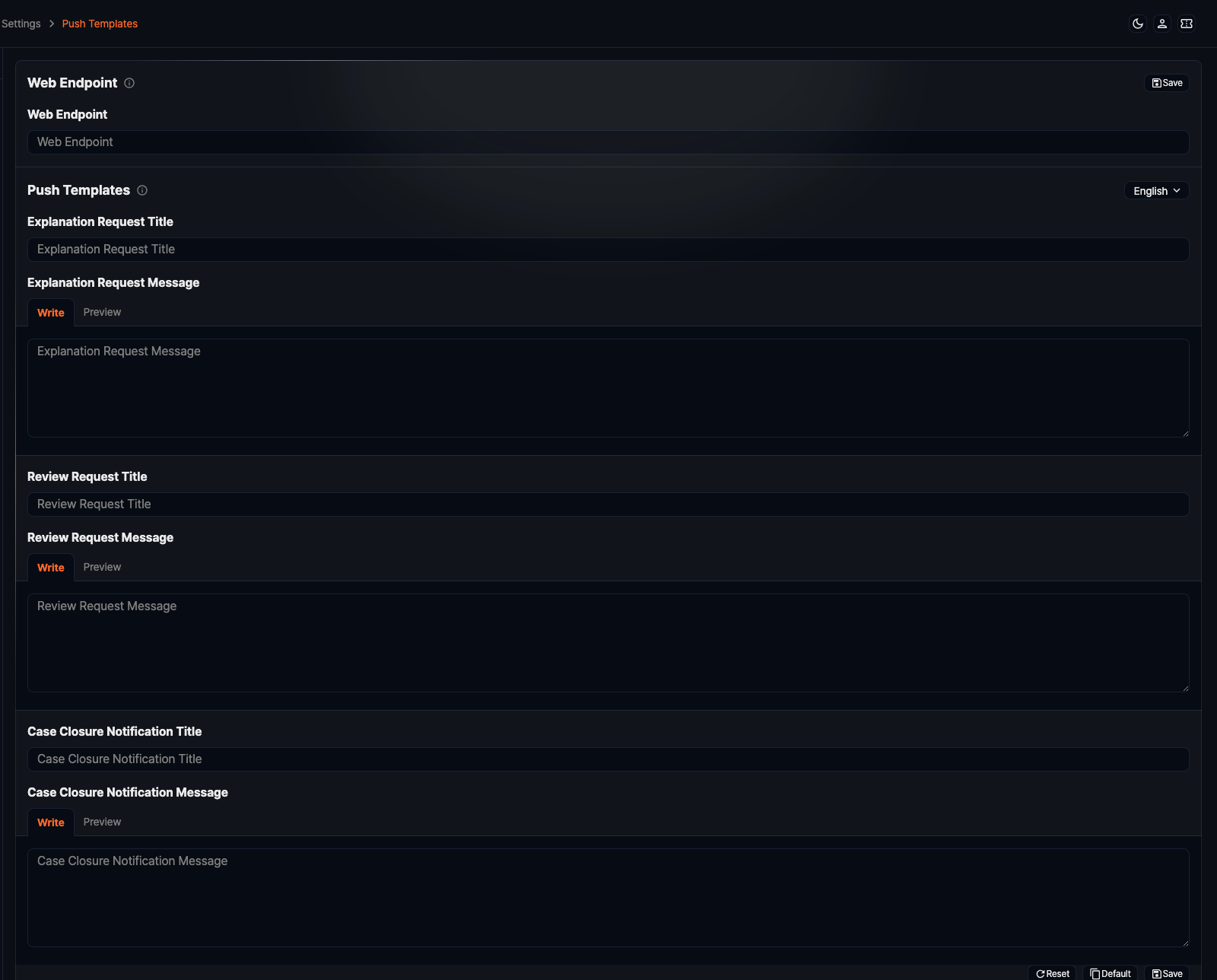 Explanation Template - Email