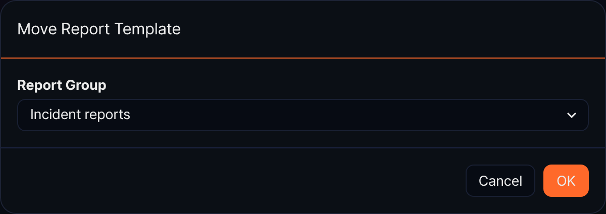 Move report template