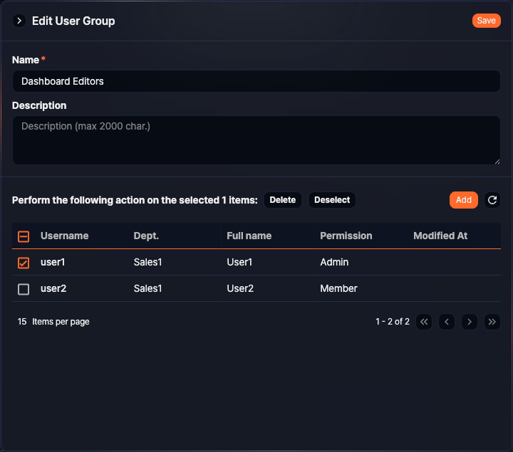 Location of the Delete button