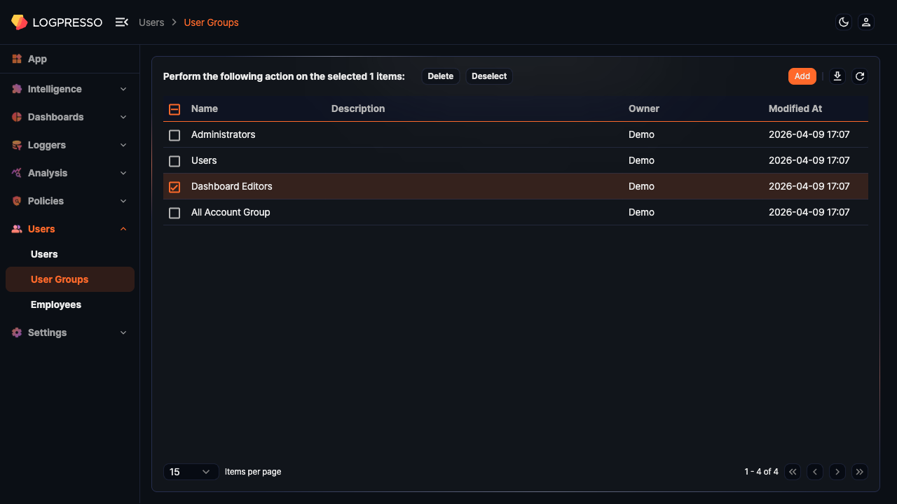 Location of the Delete button