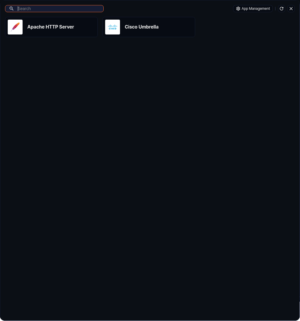 アプリのクイック起動
