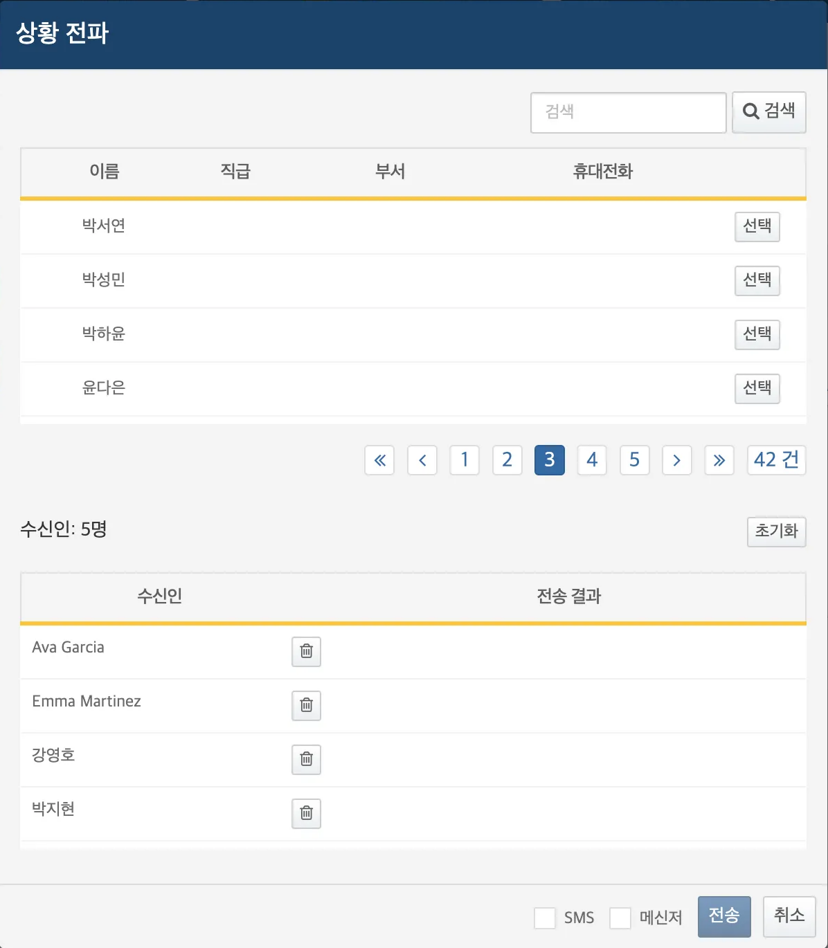 상황 전파
