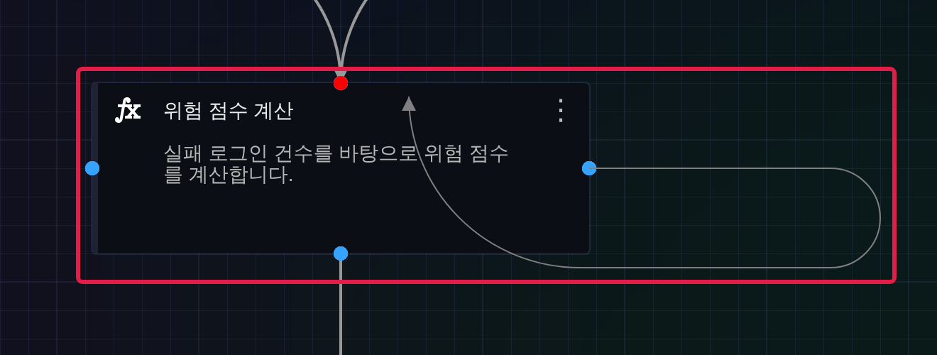 출력을 다시 입력으로 연결하는 작업
